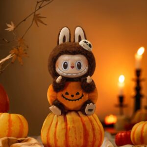 LABUBU HAPPY HALLOWEEN PARTY SERIES SITTING PUMPKIN KEYCHAIN - Image 3