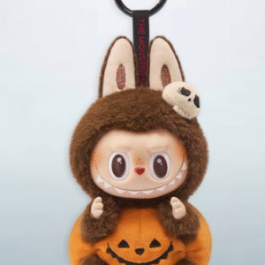 LABUBU HAPPY HALLOWEEN PARTY SERIES SITTING PUMPKIN KEYCHAIN